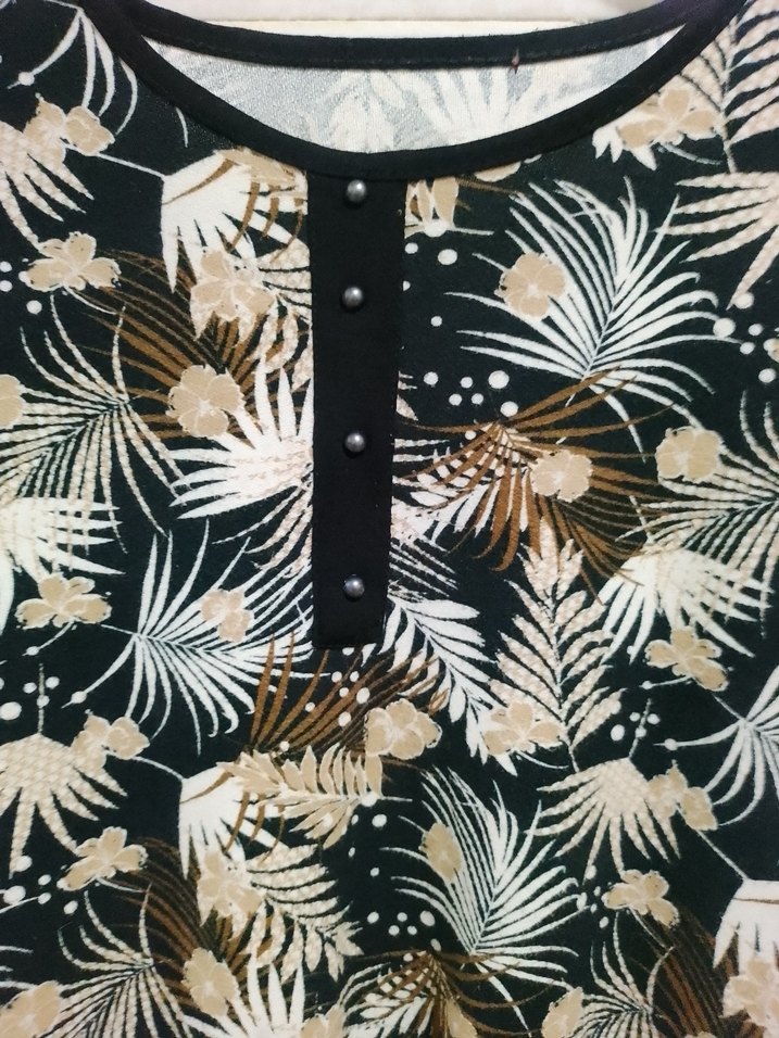 Pamuklu Kalın Kumaş Bluz - Görsel 4