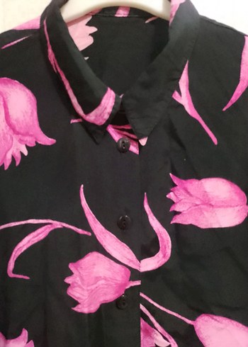 Lale Desenli Gömlek - Görsel 4