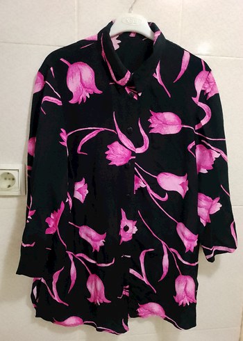 Lale Desenli Gömlek - Görsel 2