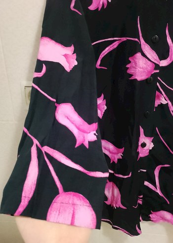 Lale Desenli Gömlek - Görsel 6