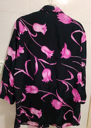 Lale Desenli Gömlek - Görsel 8