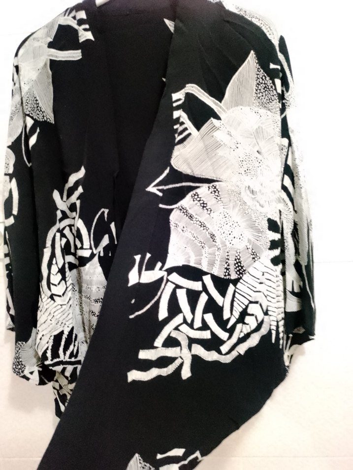 Bohem Yarasa Kol Düğmesiz Gömlek Üst - Görsel 4