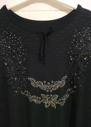 Boncuk İşlemeli Tunik Bluz - Görsel 7