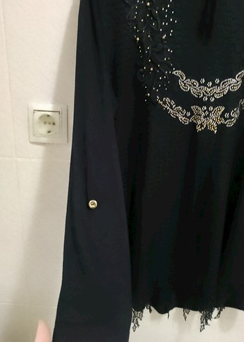 Boncuk İşlemeli Tunik Bluz - Görsel 5