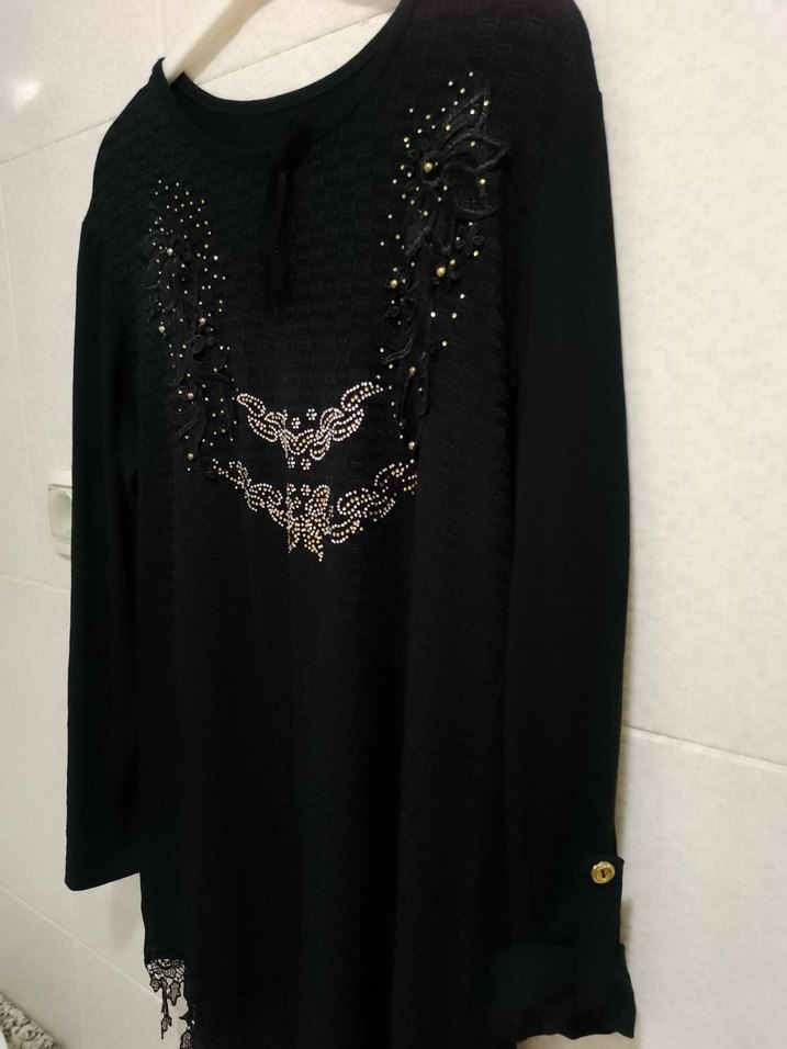 Boncuk İşlemeli Tunik Bluz - Görsel 3