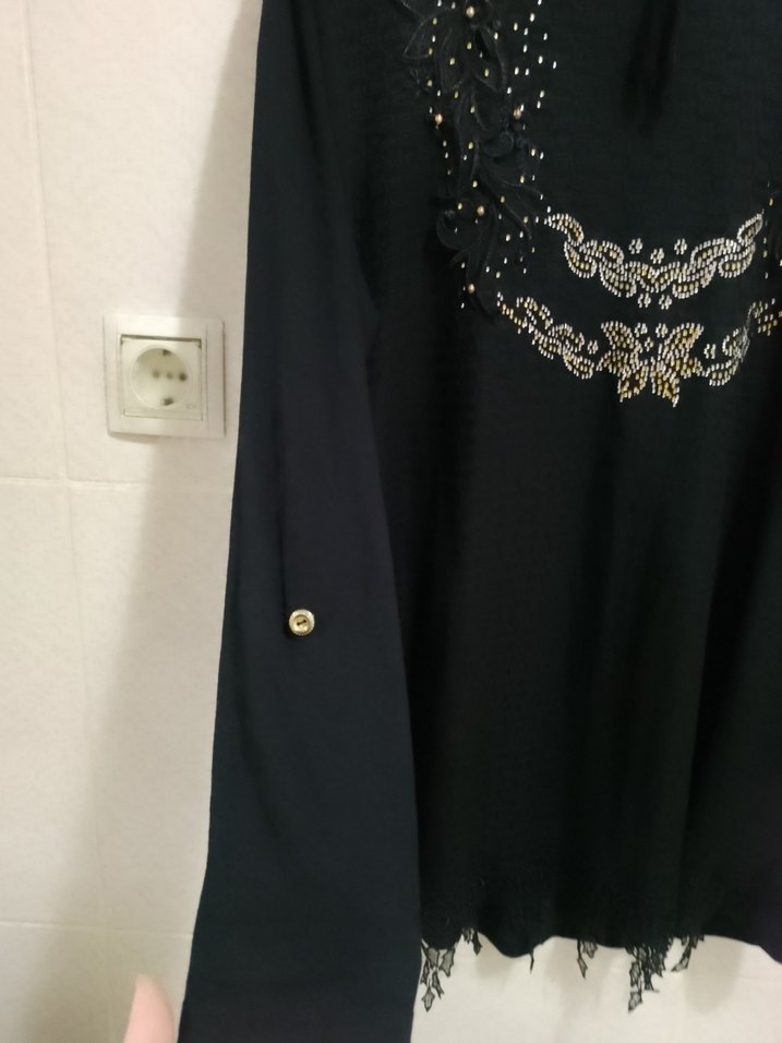 Boncuk İşlemeli Tunik Bluz - Görsel 5