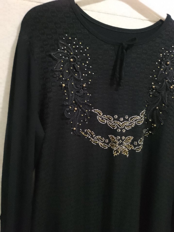 Boncuk İşlemeli Tunik Bluz - Görsel 2