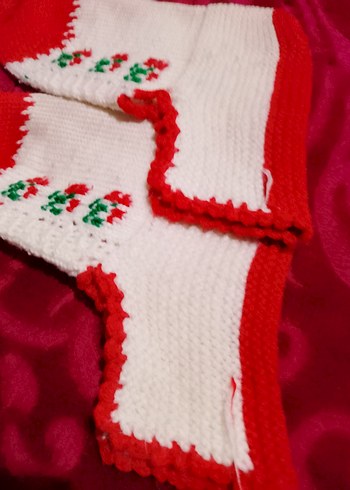 El Emeği Örgü Patik - Görsel 3