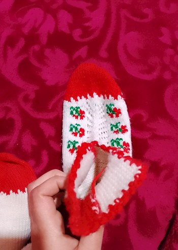 El Emeği Örgü Patik - Görsel 8