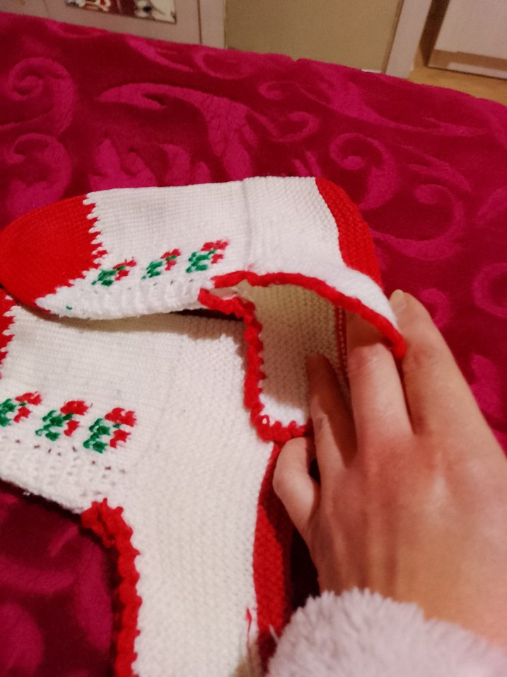 El Emeği Örgü Patik - Görsel 4