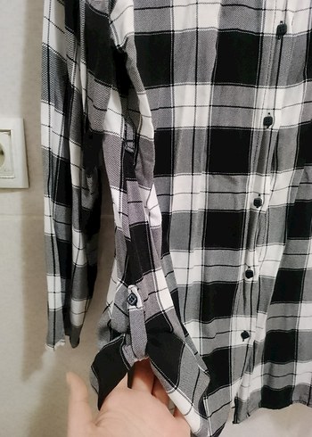 Ekoseli Pamuklu Gömlek - Görsel 6