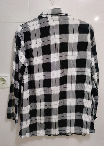 Ekoseli Pamuklu Gömlek - Görsel 5