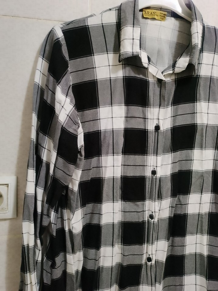 Ekoseli Pamuklu Gömlek - Görsel 2