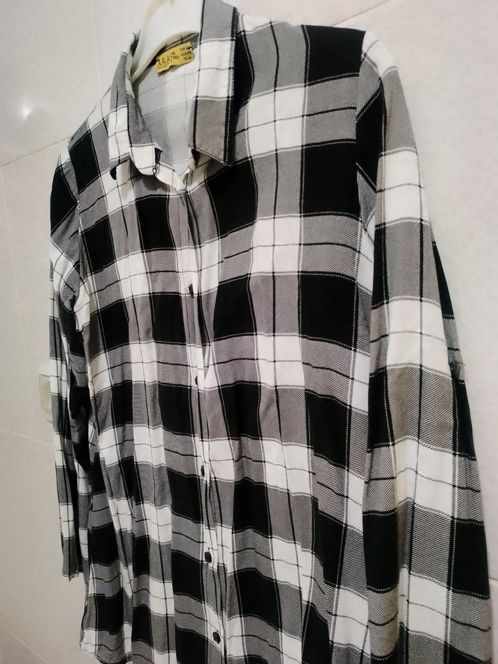 Ekoseli Pamuklu Gömlek - Görsel 3