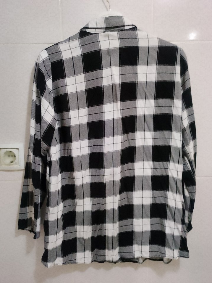 Ekoseli Pamuklu Gömlek - Görsel 5