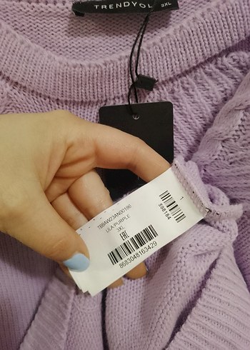 Trendyol Zincir Askılı Omuz Dekolteli Kadın Kazak - Görsel 7