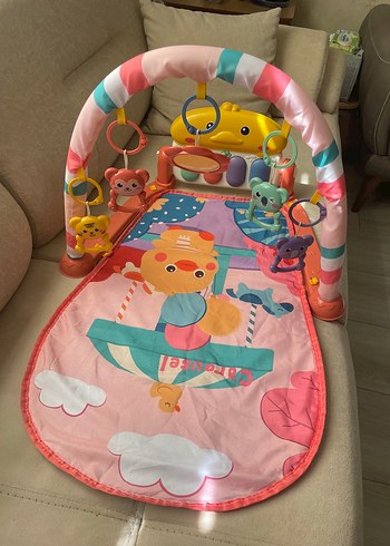 Beden Renkli Bebek piyanolu Oyun Halısı ve Aktivite Merkezi