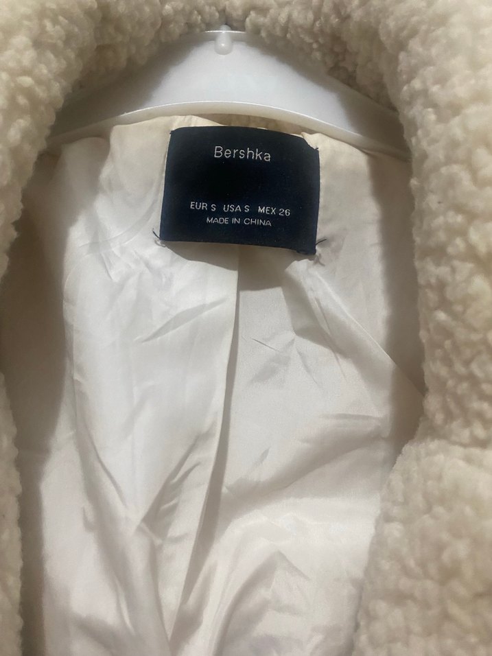 Uzun Krem Rengi Peluş Kaban - Görsel 3