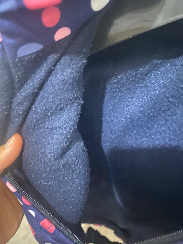 Kız Çocuk Lacivert Çok Renkli Desenli Mont - Görsel 4