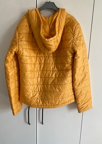 Sarı Fermuarlı Kadın mont - Görsel 3