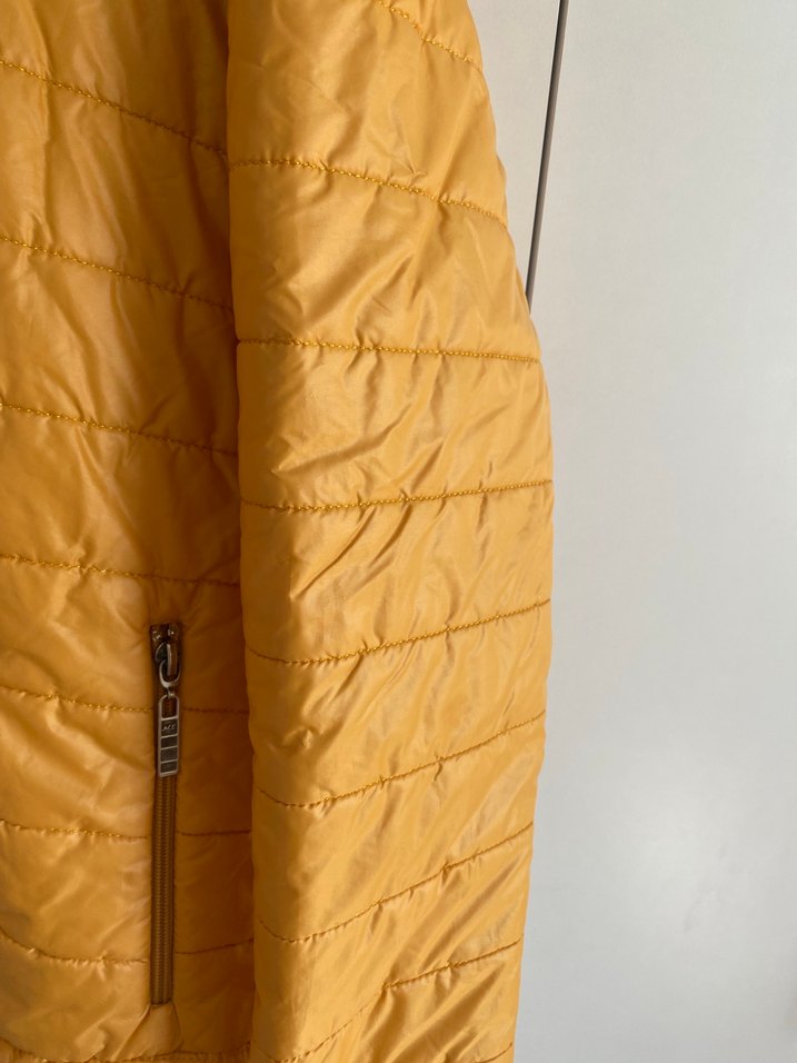 Sarı Fermuarlı Kadın mont - Görsel 2