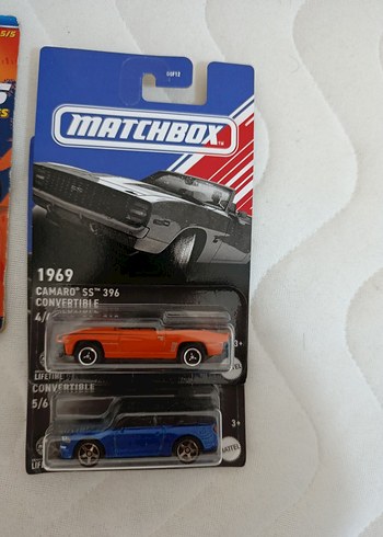 Matchbox 1969 Camaro SS 396 Oyuncak Araba Seti