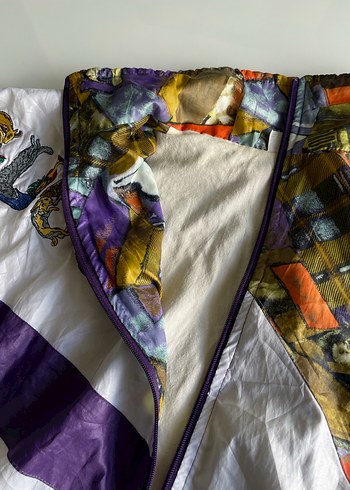 Gucci Vintage Retro 90s Retro Desenli Ceket/Yağmurluk - Görsel 3