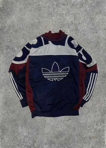 Adidas Vintage 90s Retro Lacivert Ceket/Yağmurluk - Görsel 2