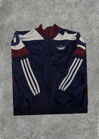 Adidas Vintage 90s Retro Lacivert Ceket/Yağmurluk - Görsel 4