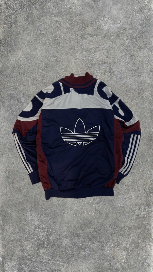 Adidas Vintage 90s Retro Lacivert Ceket/Yağmurluk - Görsel 2