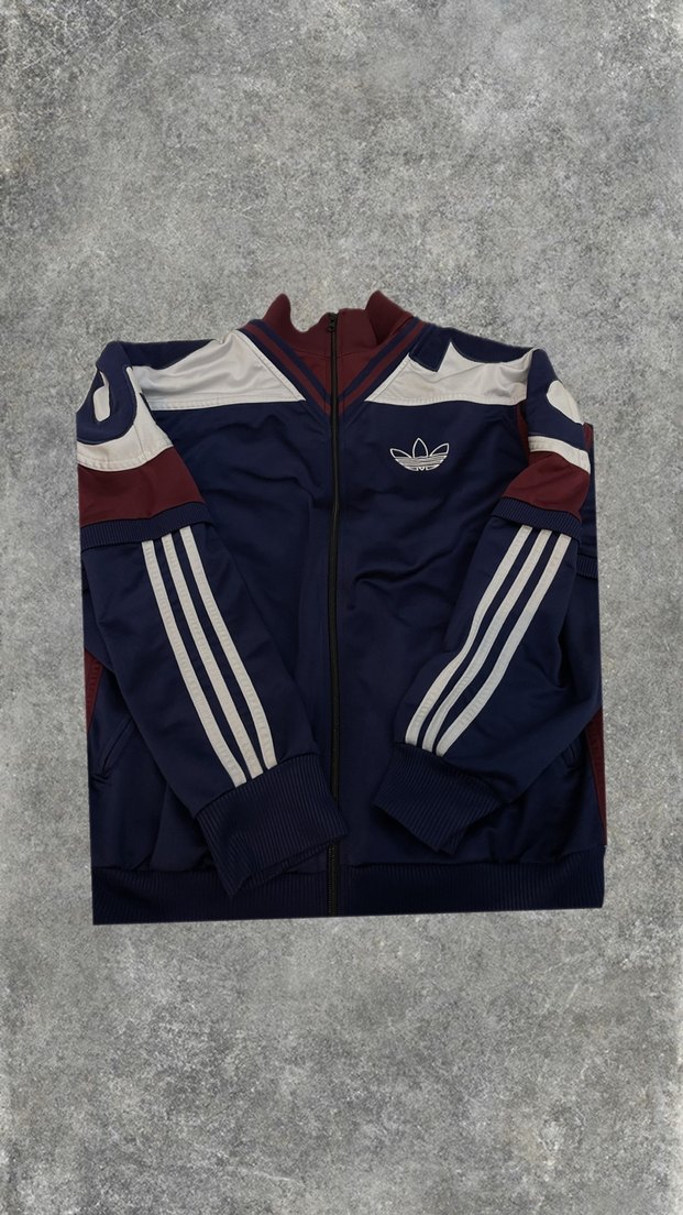 Adidas Vintage 90s Retro Lacivert Ceket/Yağmurluk - Görsel 4