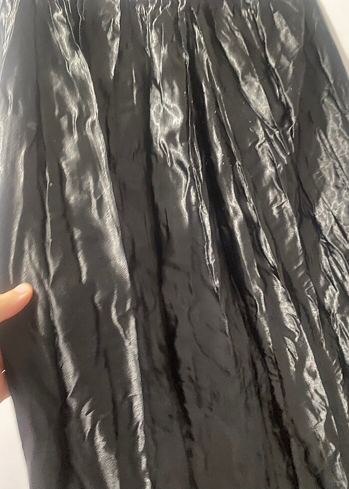 Siyah bürümcük etek - Görsel 3