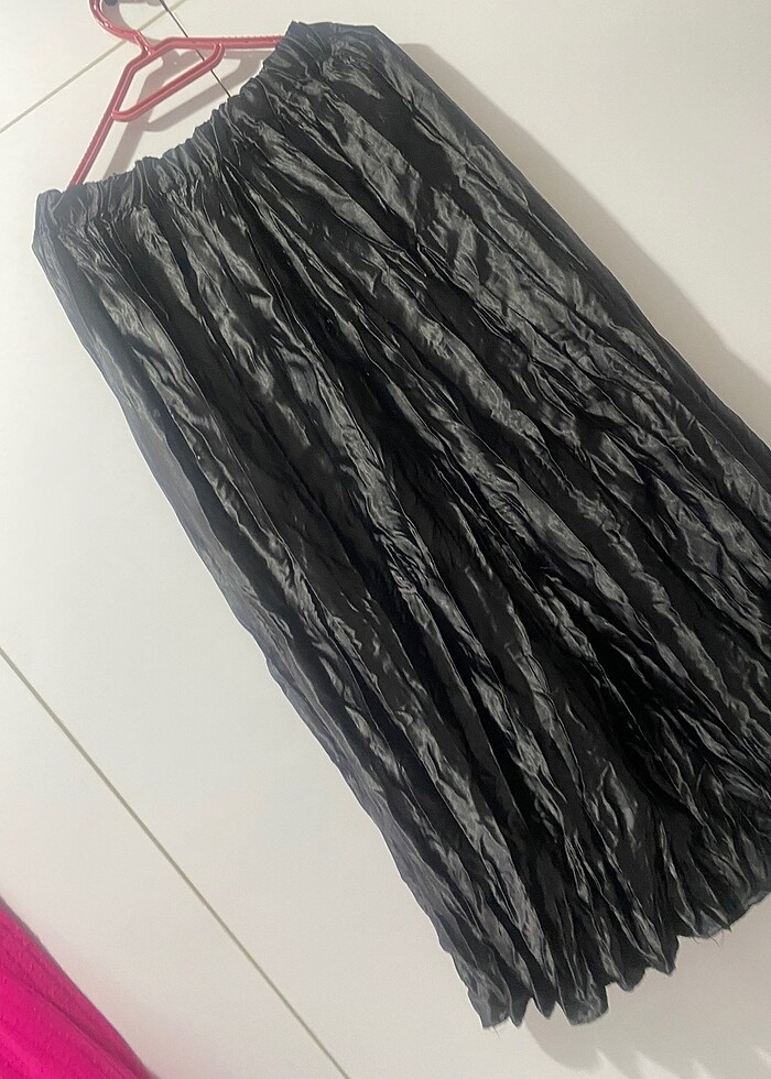 Siyah bürümcük etek - Görsel 5