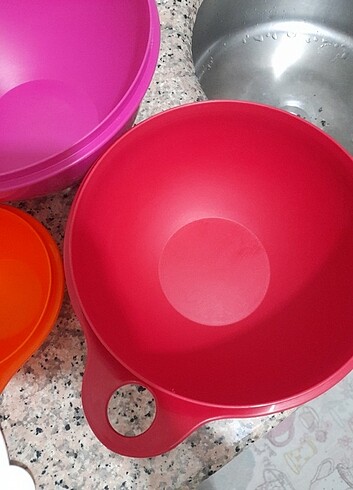Beden çeşitli Renk 3 parça tupperware