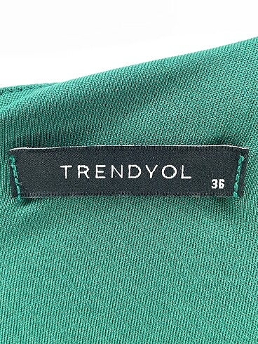 36 Beden yeşil Renk Trendyol & Milla Kısa Elbise %70 İndirimli.