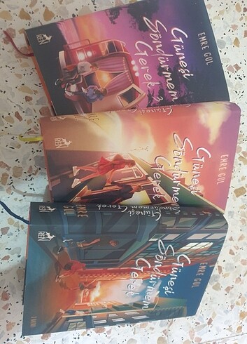 Emre Gül -Güneşi Söndürmem Gerek 3 kitap ciltli