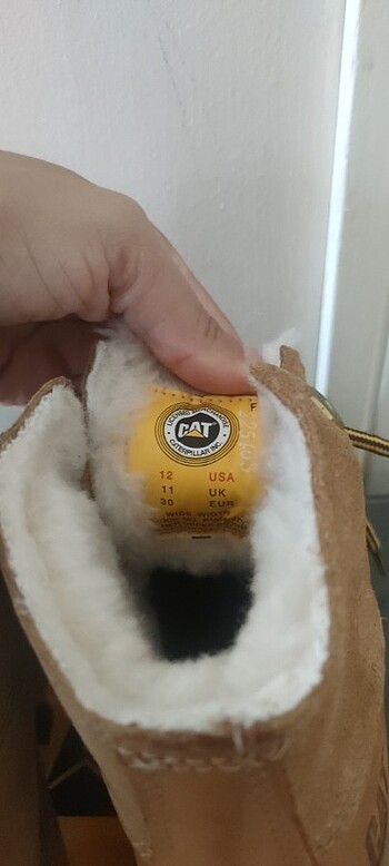 30 Beden camel Renk CAT ÇOCUK BOT 