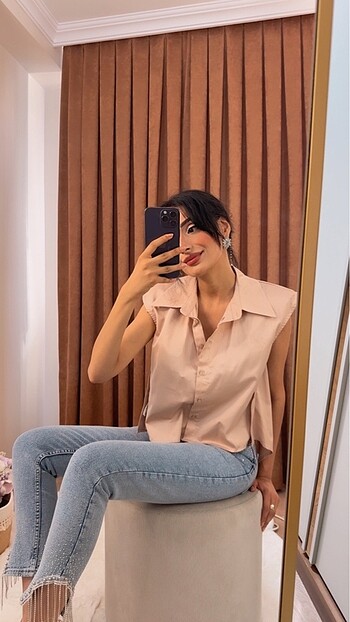Zara Vatkalı zara gömlek
