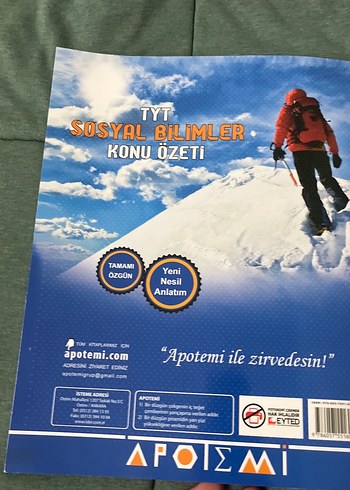 TYT Sosyal Bilimler Konu Özeti Kitabı apotemi - Görsel 4