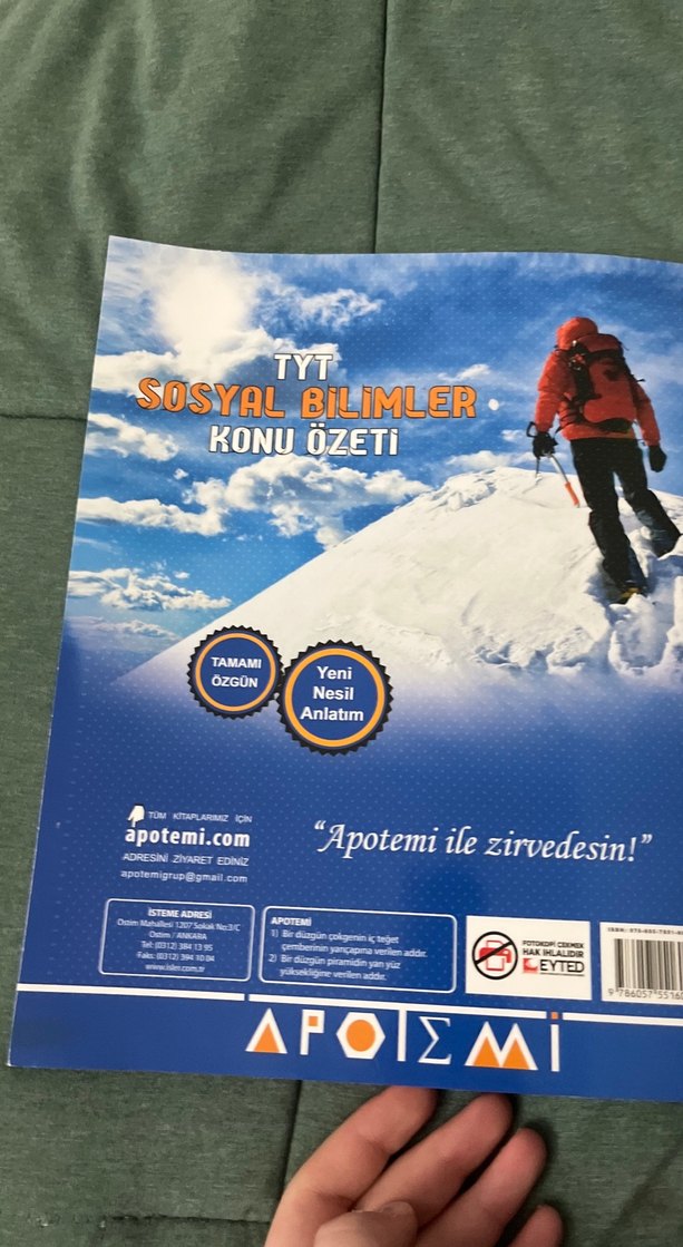 TYT Sosyal Bilimler Konu Özeti Kitabı apotemi - Görsel 4