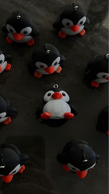  Penguen anahtarlık