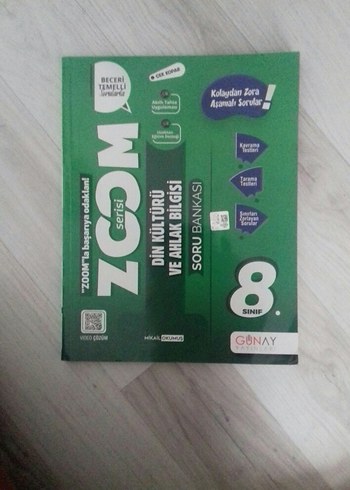 8.Sınıf Din Kültürü ve Ahlak Bilgisi SoruBankası Günay Yayınları