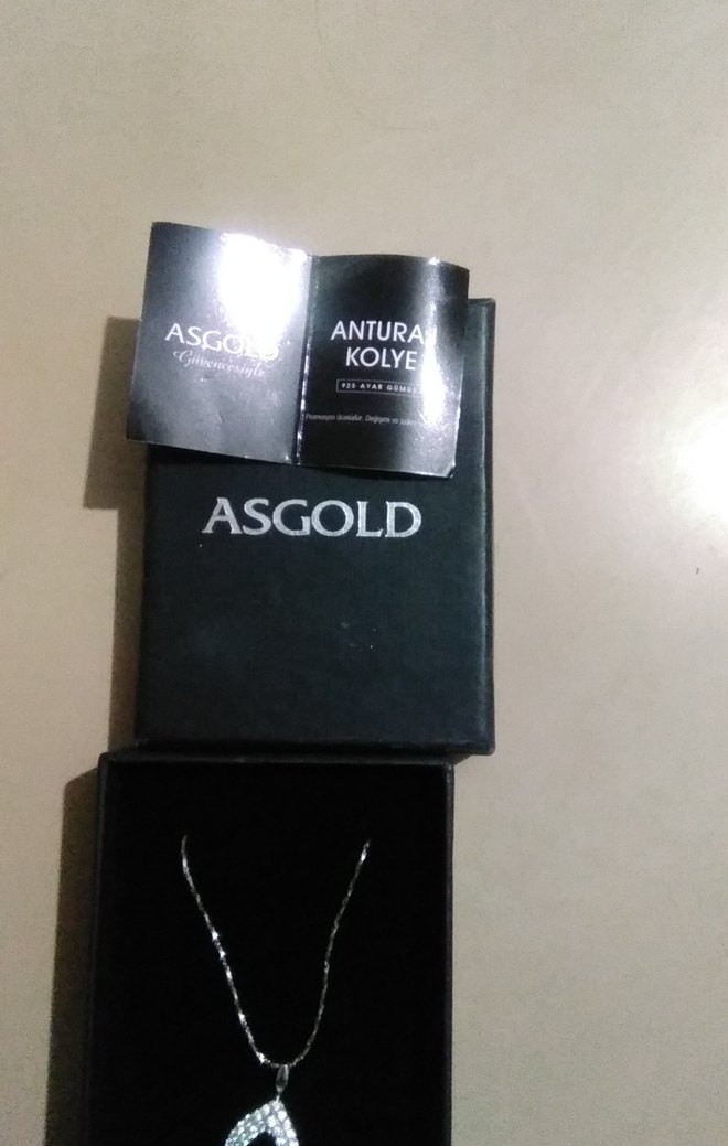 Asgold gümüş kolye sertifikasıyla verilecektir - Görsel 2