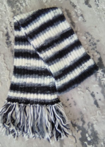 Diger Bohem Gri Batik Desenli Uzun Şal - Görsel 6