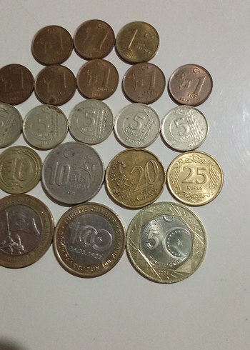 Çeşitli Türk Paraları Koleksiyonu - Görsel 5