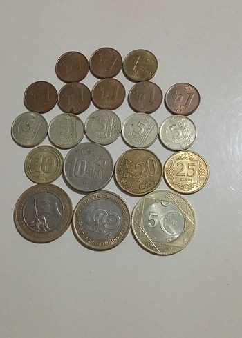 Çeşitli Türk Paraları Koleksiyonu - Görsel 2