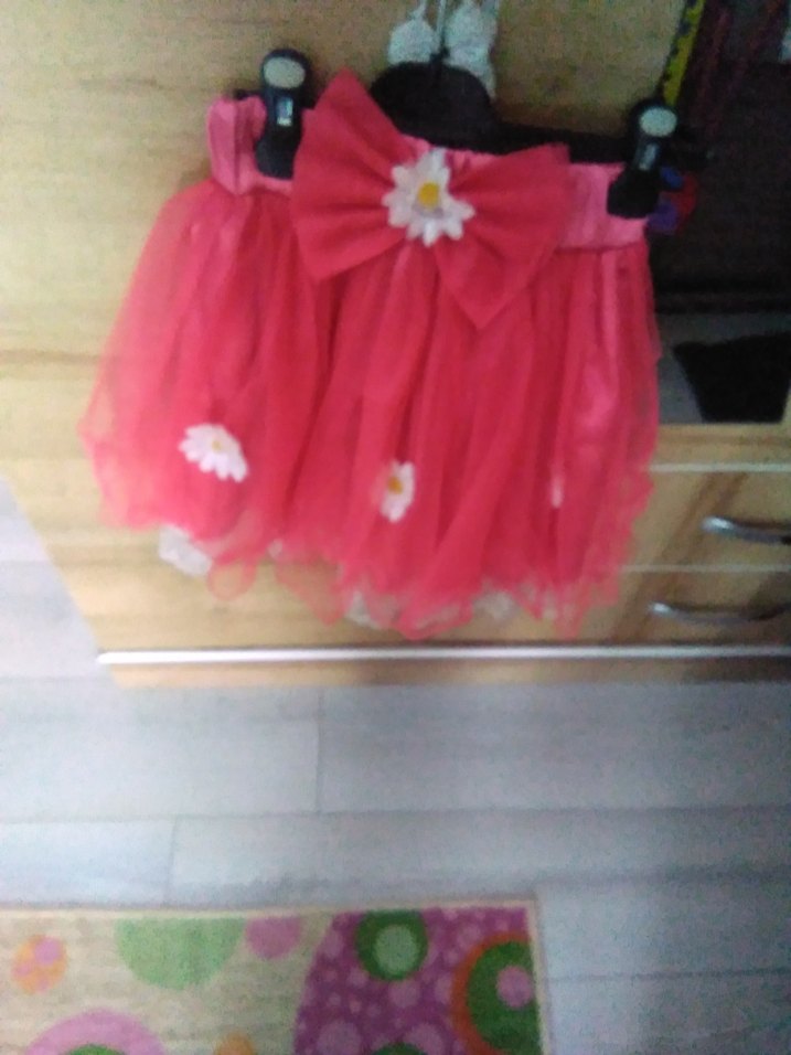 Pembe Kız Çocuk Fiyonklu Etek - Görsel 2