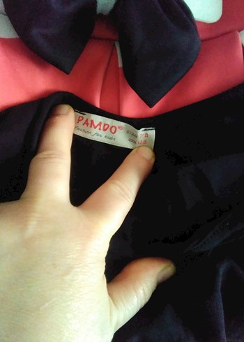 Kız Çocuk Pembe Straplez Draplez takım - Görsel 7