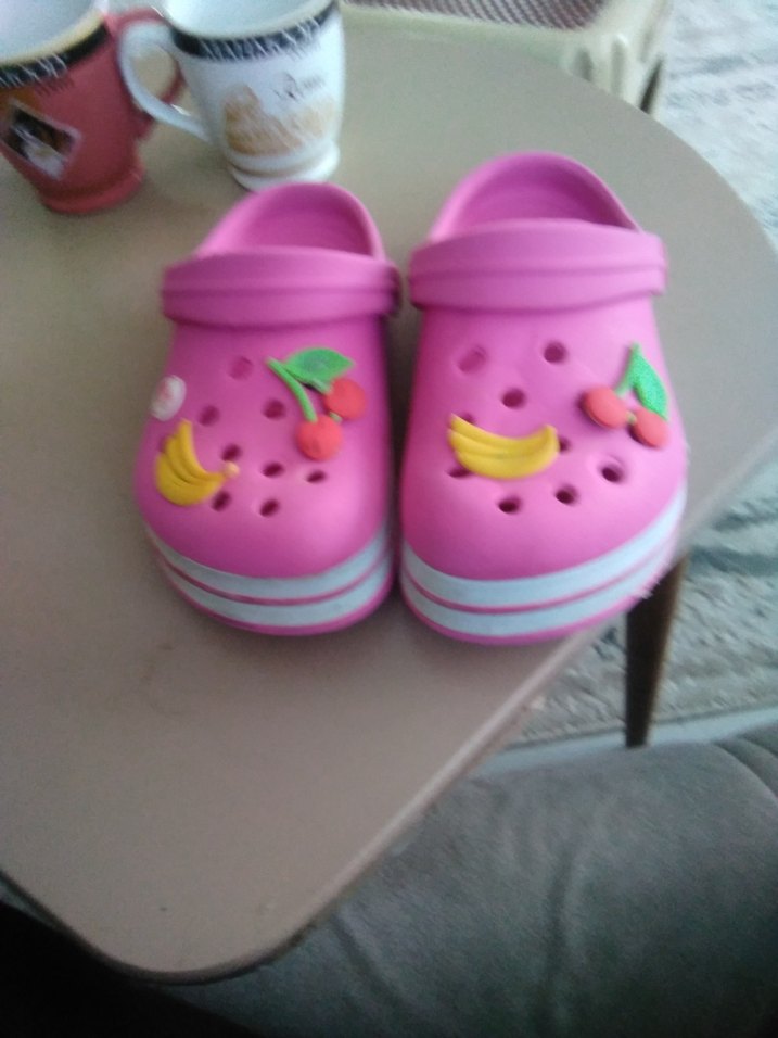 Pembe Kız Çocuk Pop Kültür Terlik - Görsel 2