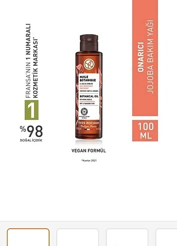 YVES ROCHER SAÇ BAKIM YAĞI